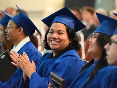 Student in graduation cap